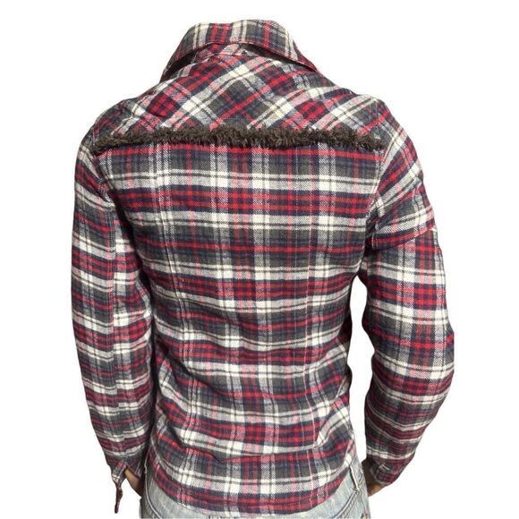 Pulp women long sleeve flannel button up pattern jacket XS - Picture 6 of 7